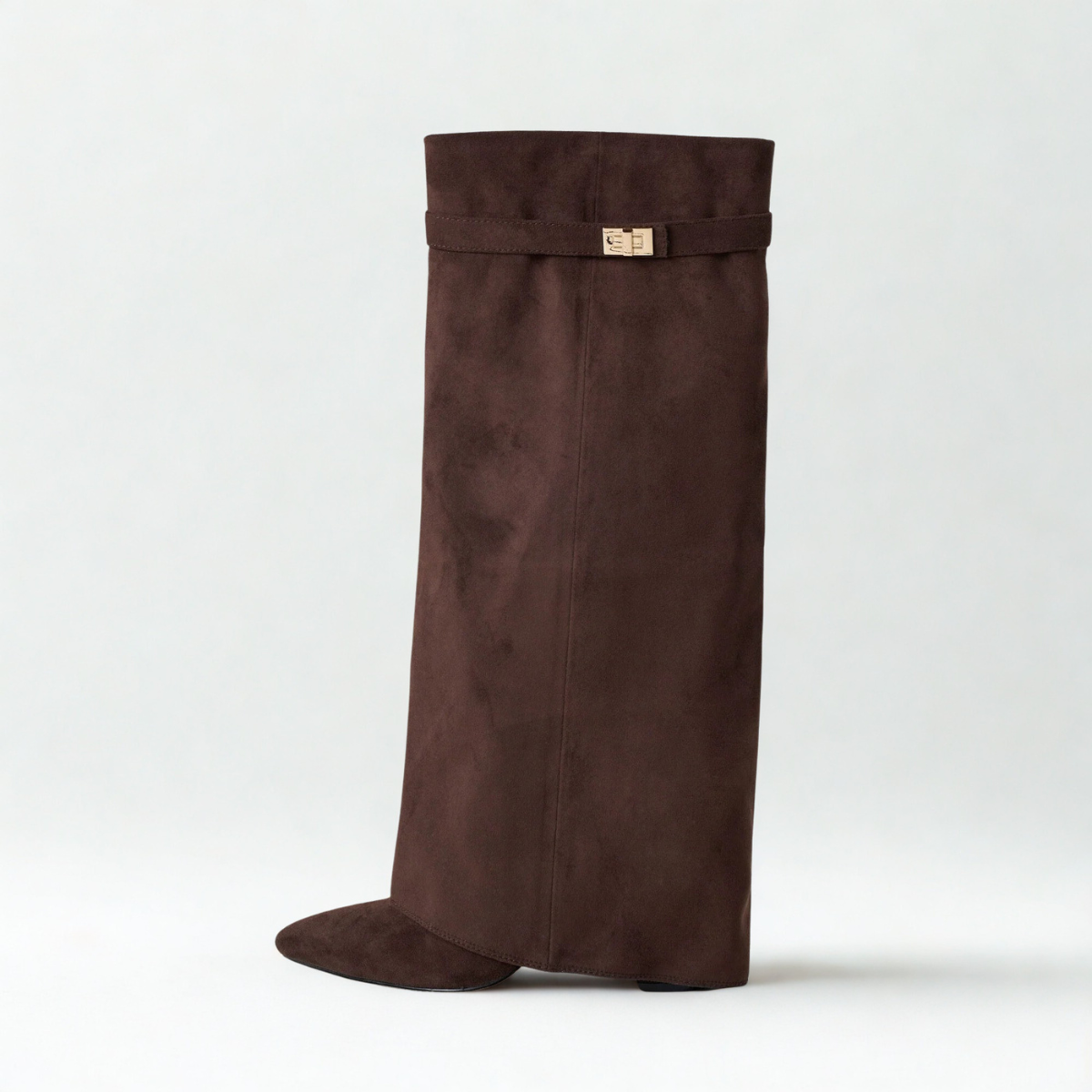 Suede High Boots New York - Brown