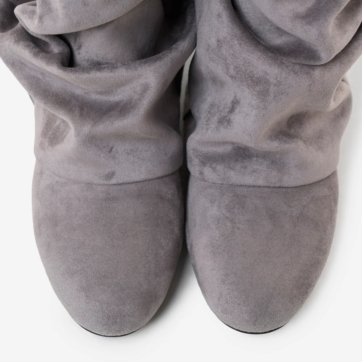 Slouchy Suede Low Boots New York - Grey