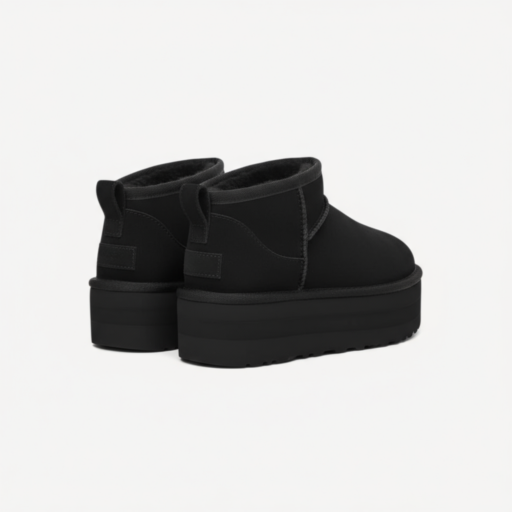 Mini Platform Ankle Boot Sydney - Black