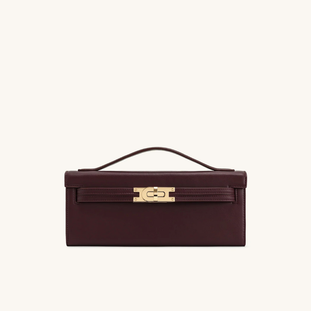 Top Handle Bag Clémence - Burgundy