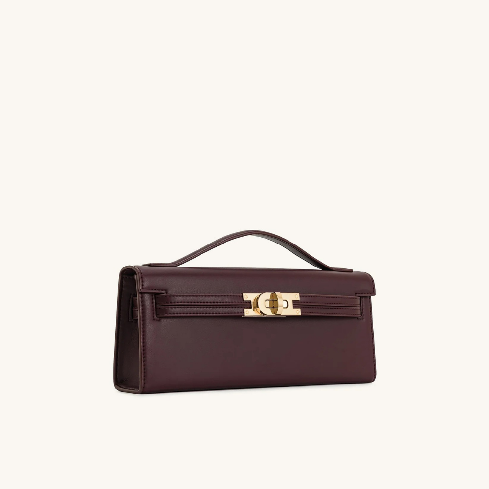 Top Handle Bag Clémence - Burgundy