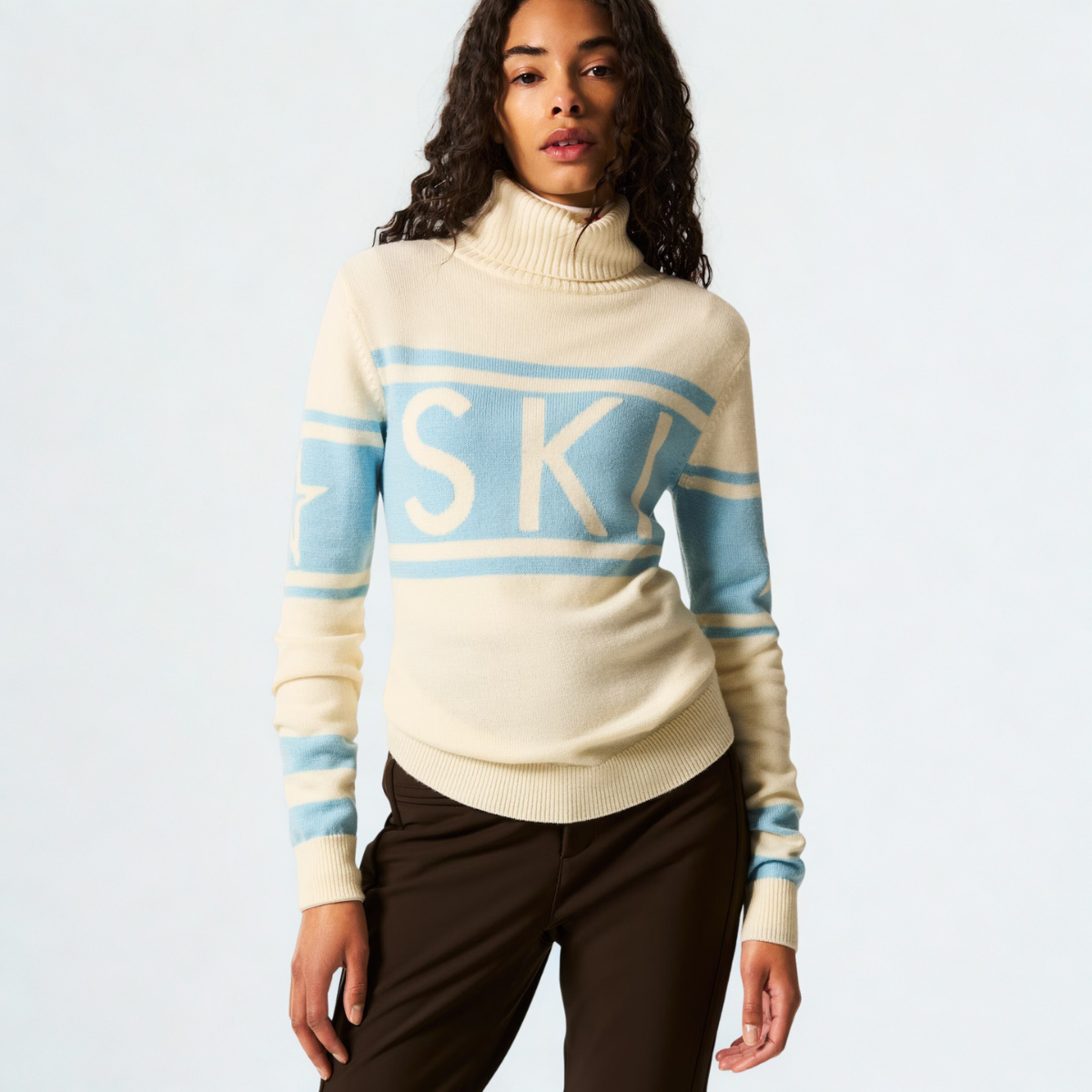 Knit Sweater Chamonix - Ice blue
