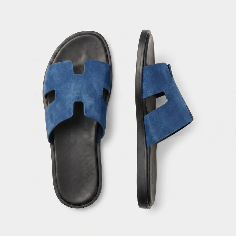 Sandals Amalfi Suede - Denim Blue