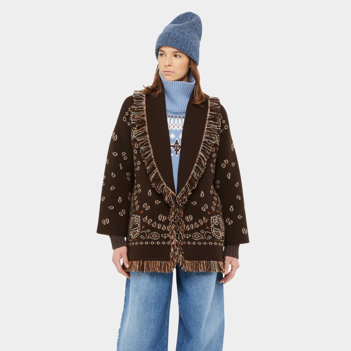 Cardigan bandana Persia - Brown