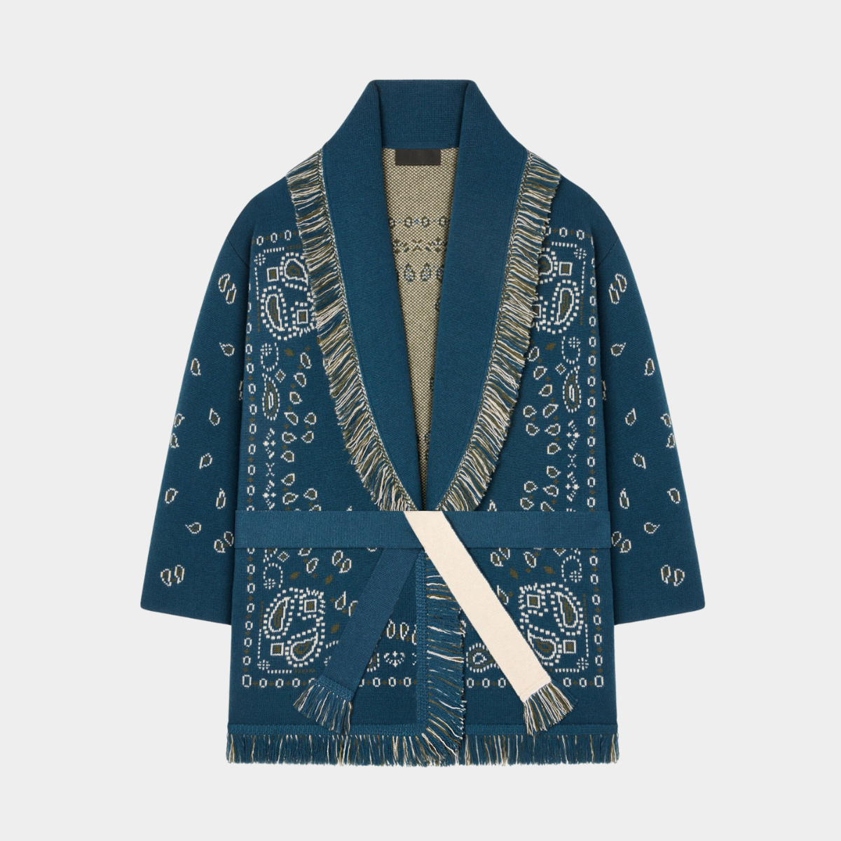 Cardigan bandana Persia - Petrol Blue