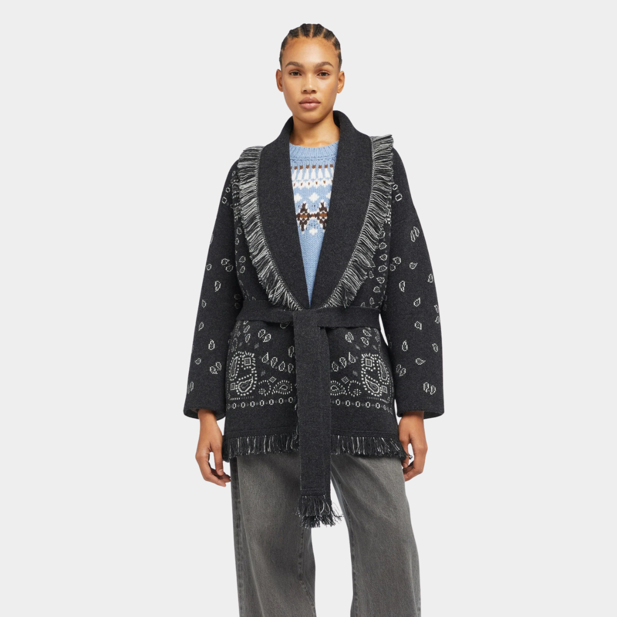 Cardigan bandana Persia - Grey