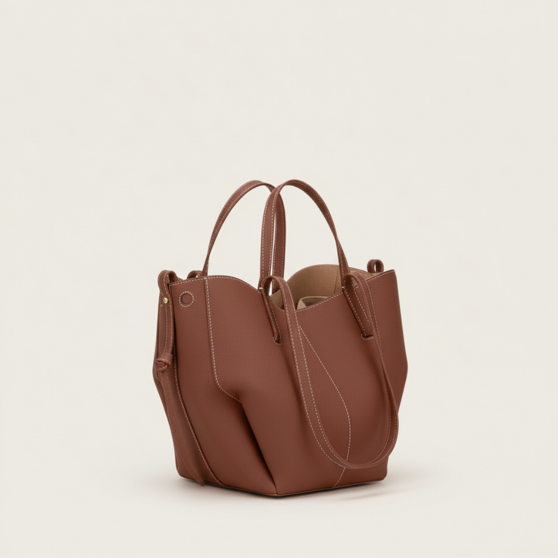 Mini Tote Bag Stella - Cognac