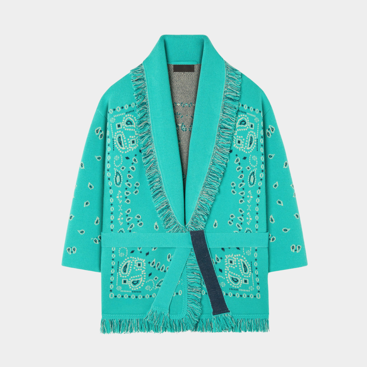 Cardigan bandana Persia - Turquoise Blue