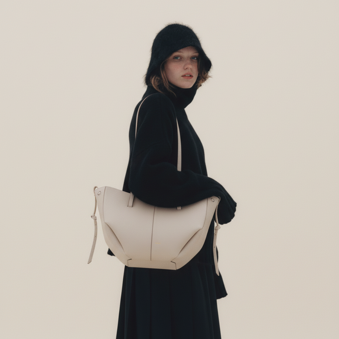 Mini sac fourre-tout Stella - Craie