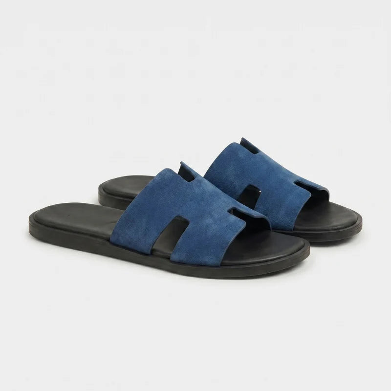 Sandals Amalfi Suede - Denim Blue