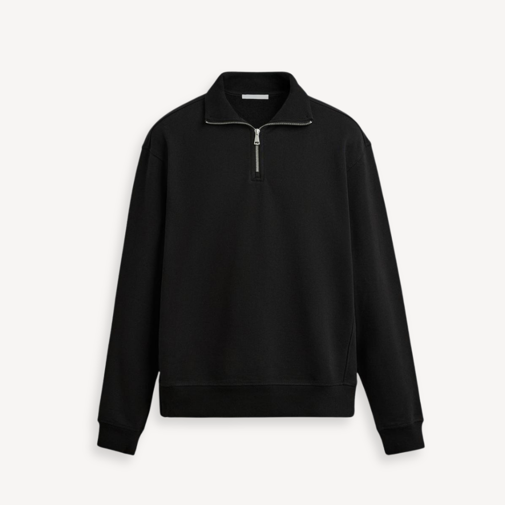 Zip Sweat Oslo - Black