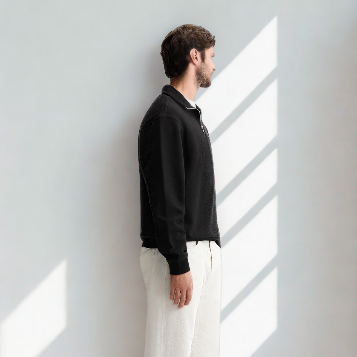 Zip Sweat Oslo - Black