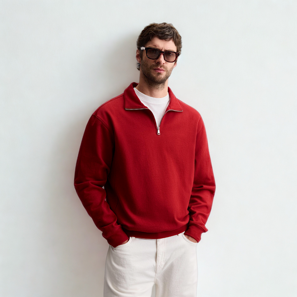 Zip Sweat Oslo - Red
