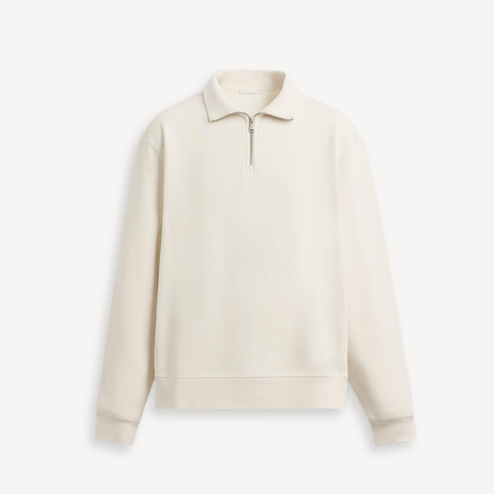 Zip Sweat Oslo - White