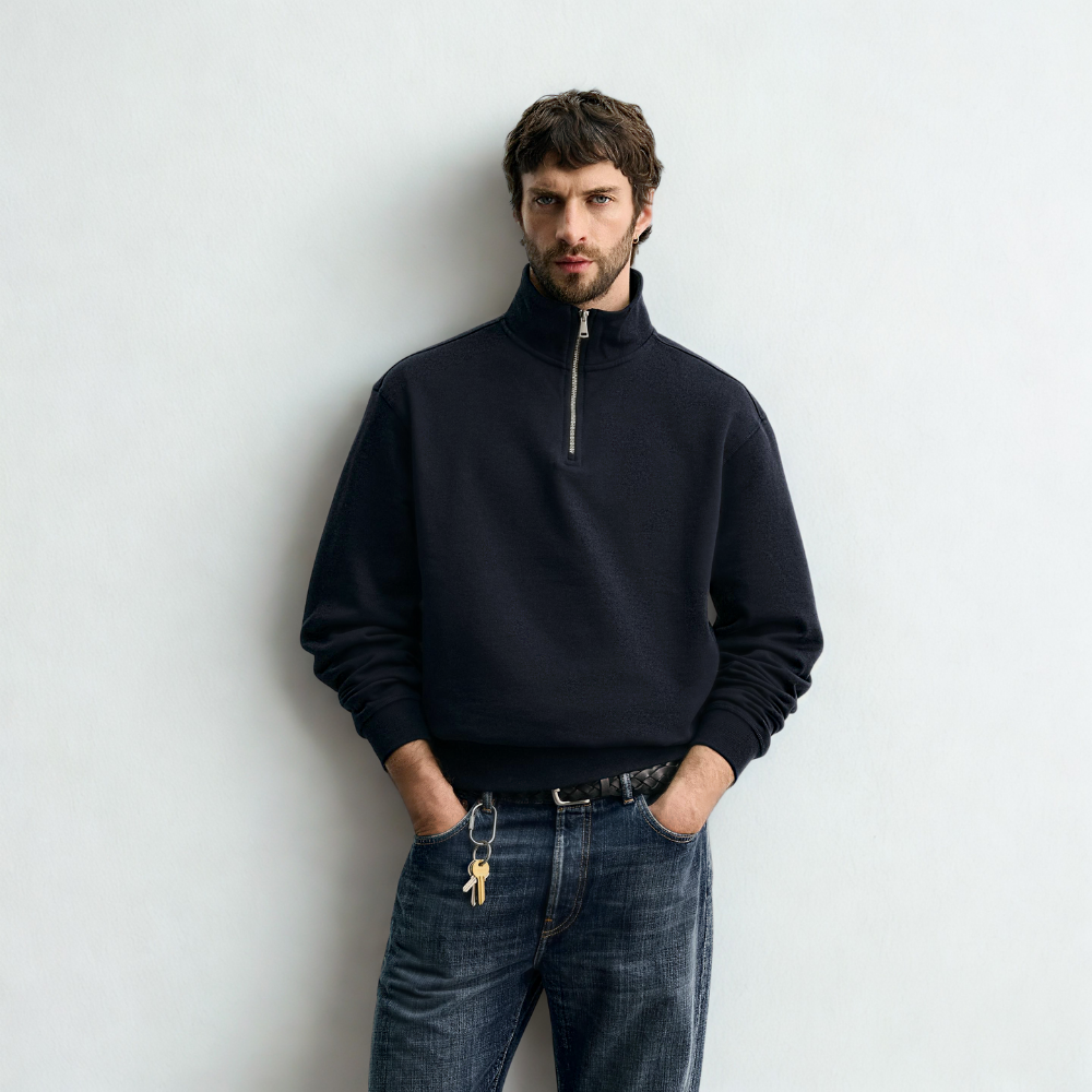 Zip Sweat Oslo - Navy blue
