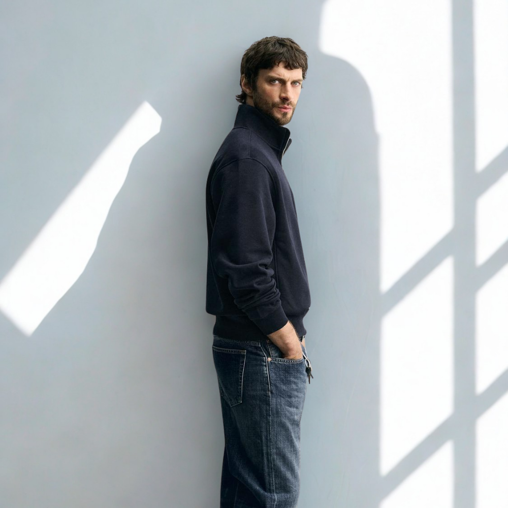 Zip Sweat Oslo - Navy blue