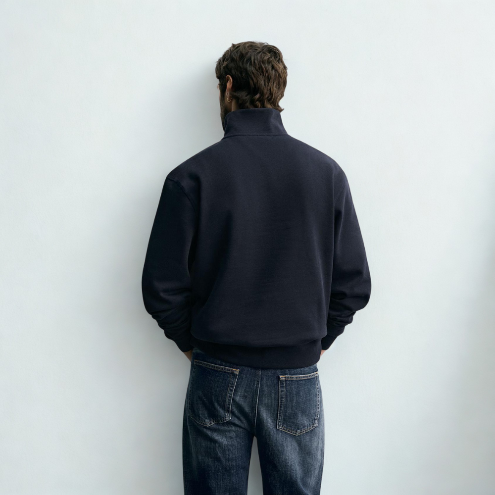 Zip Sweat Oslo - Navy blue