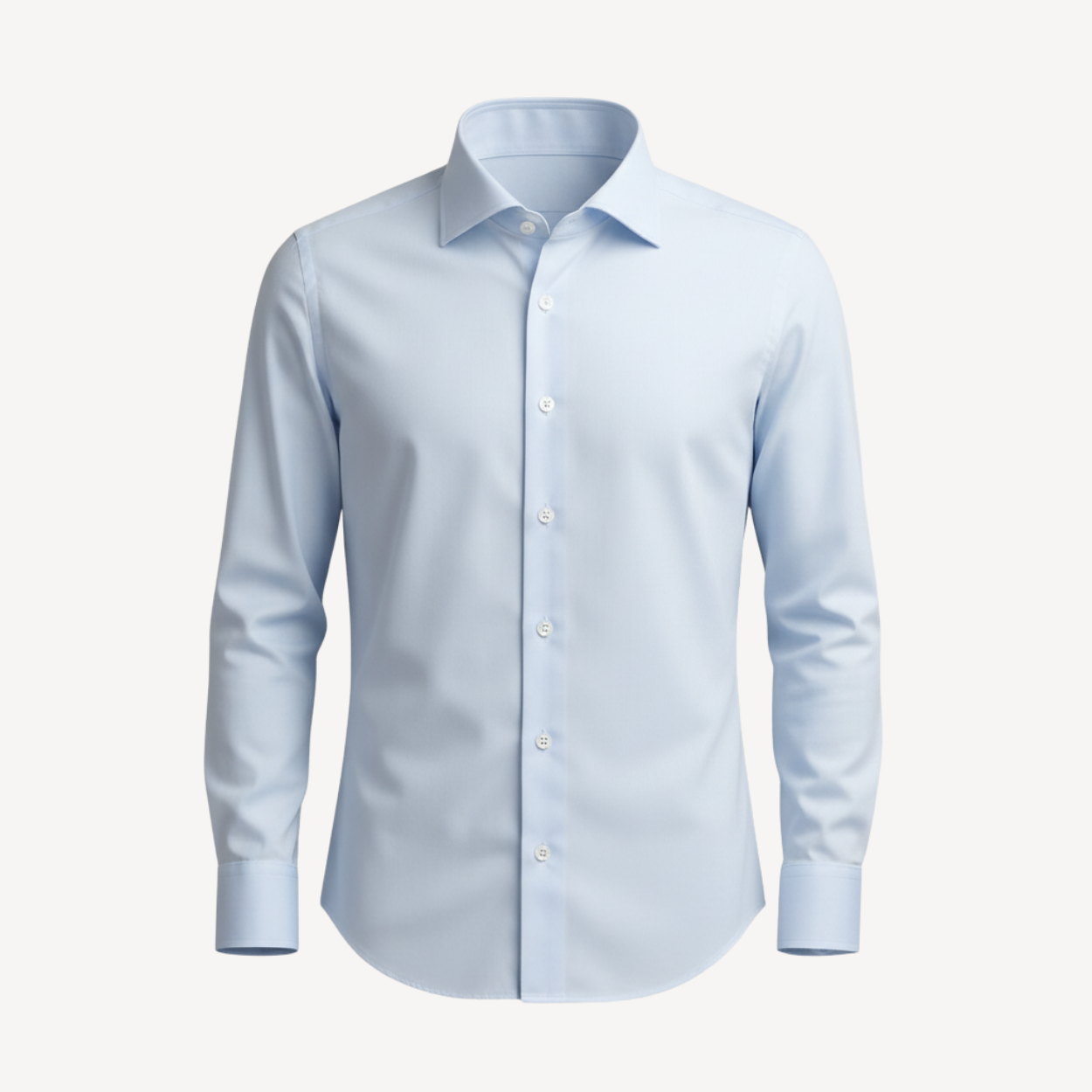 Anti-Wrinkle Slim Fit Shirt Manhattan - Light blue