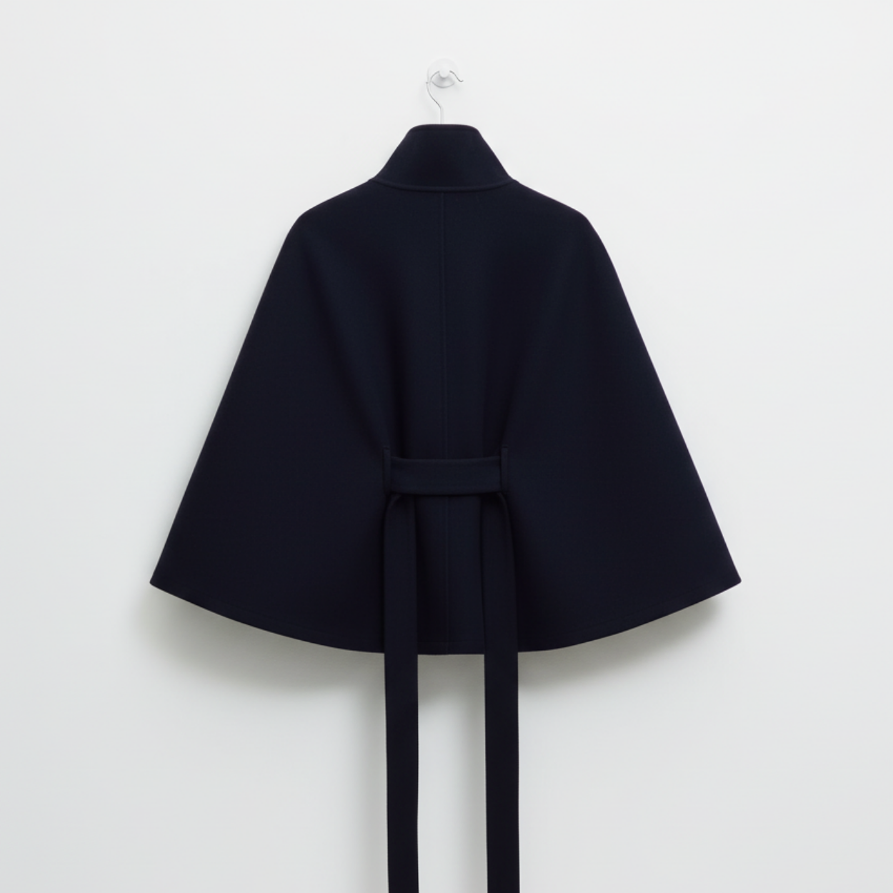 Belt Cape Coat Rivoli - Navy blue