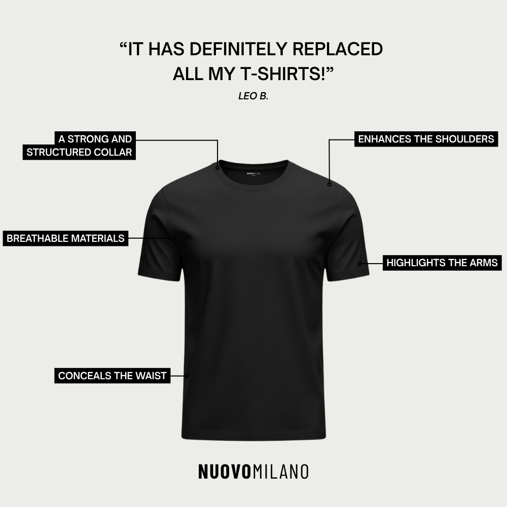 T-shirt Perfect Fit Athens - Black