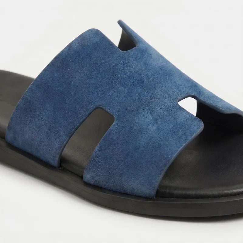 Sandals Amalfi Suede - Denim Blue
