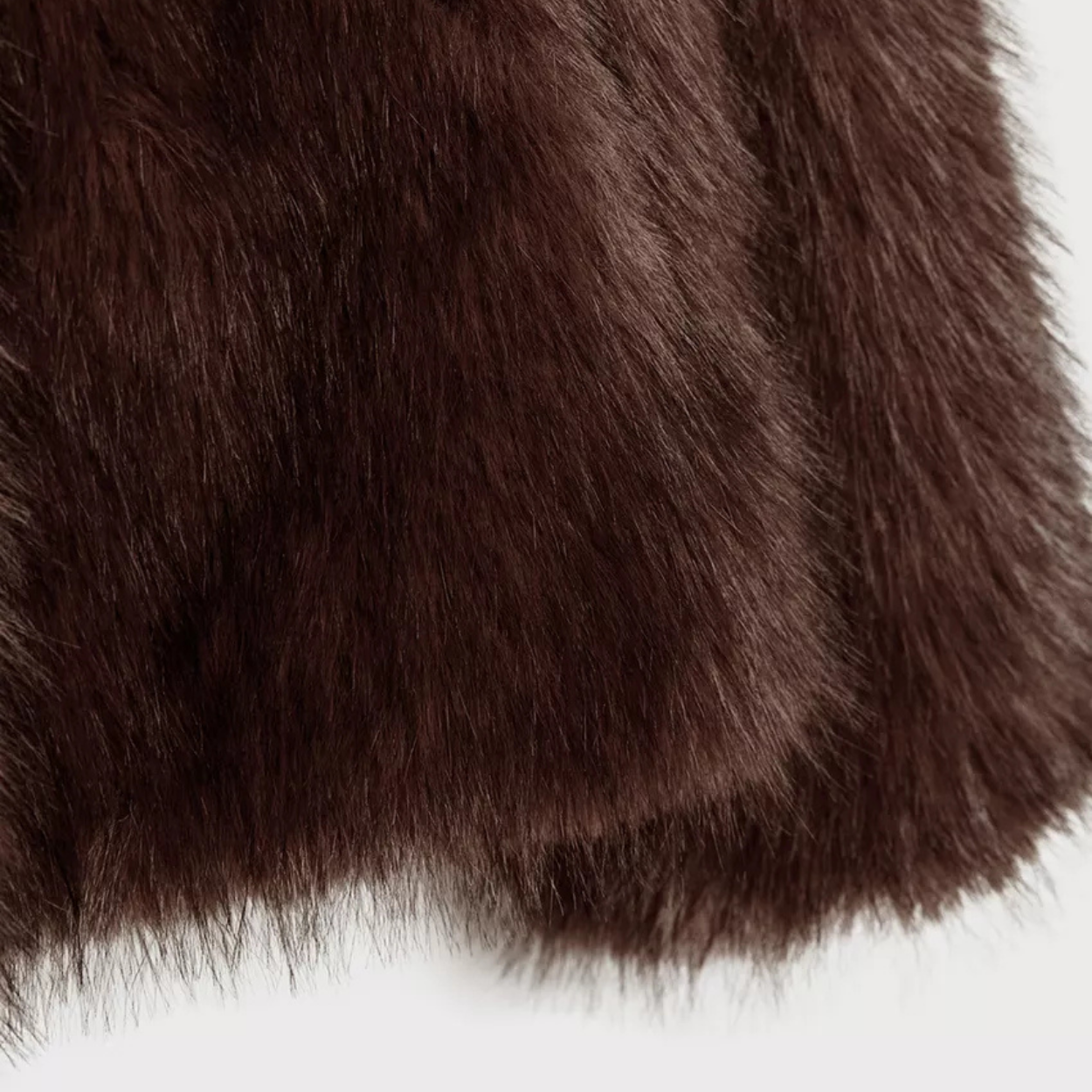 Faux Fur Coat Moscow - Brown