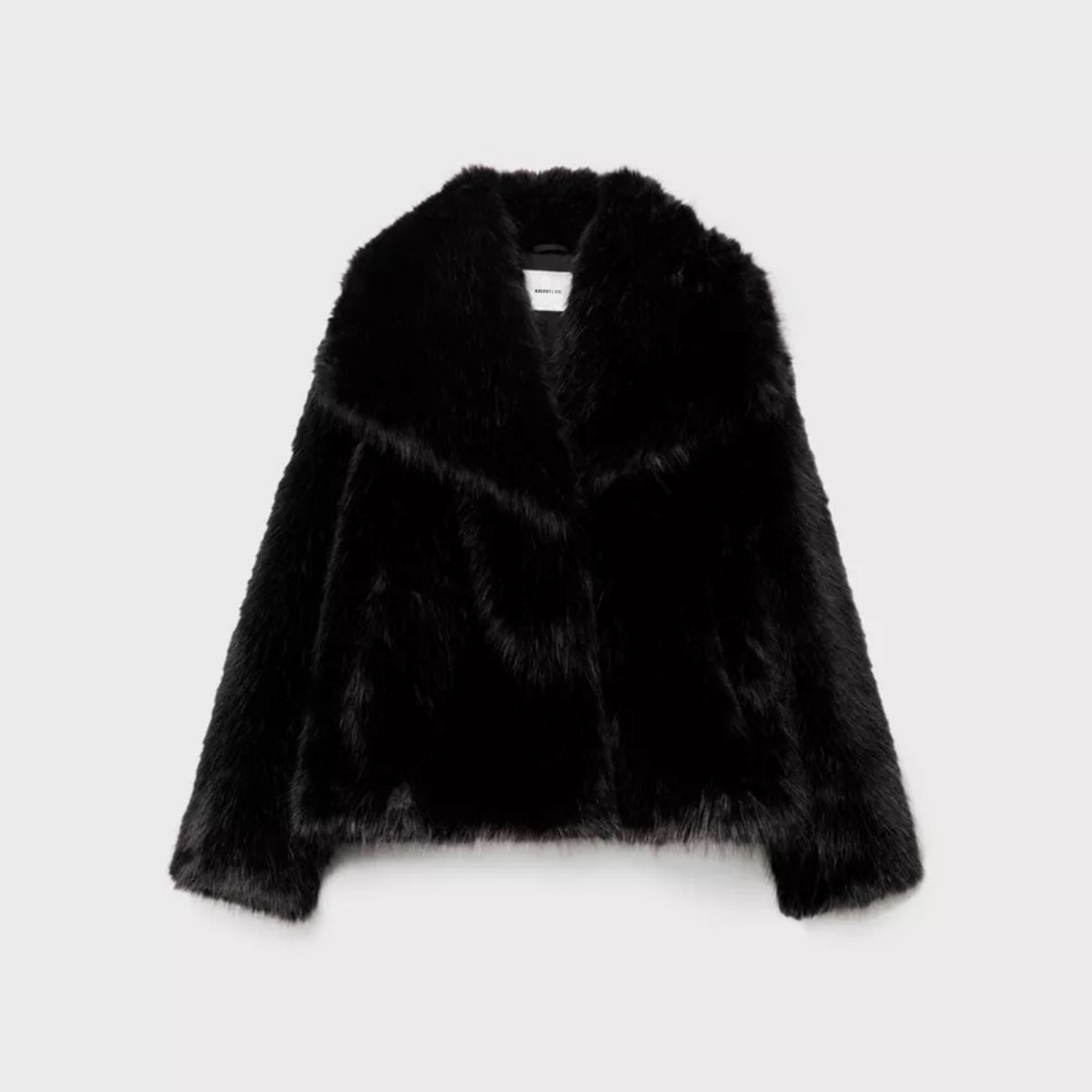 Faux Fur Coat Moscow - Black