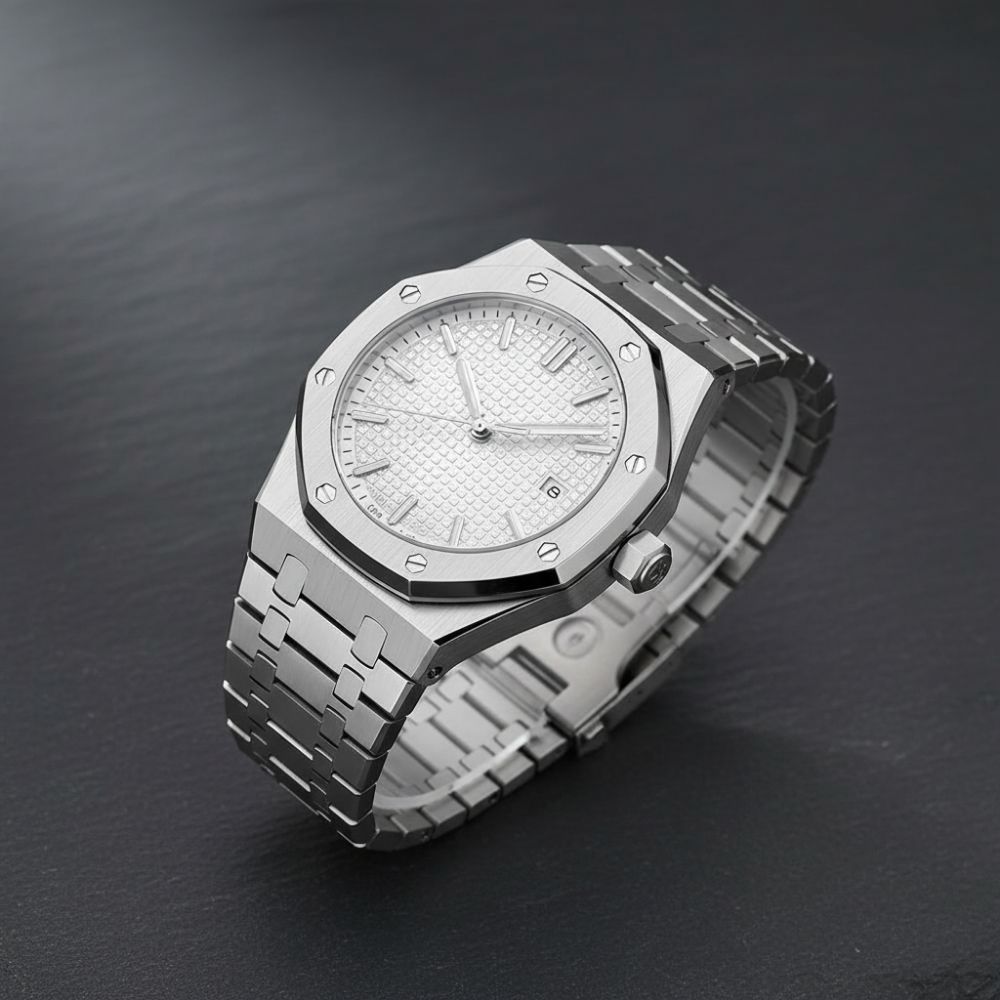 Royal Geneva 41mm - Silver / Ice