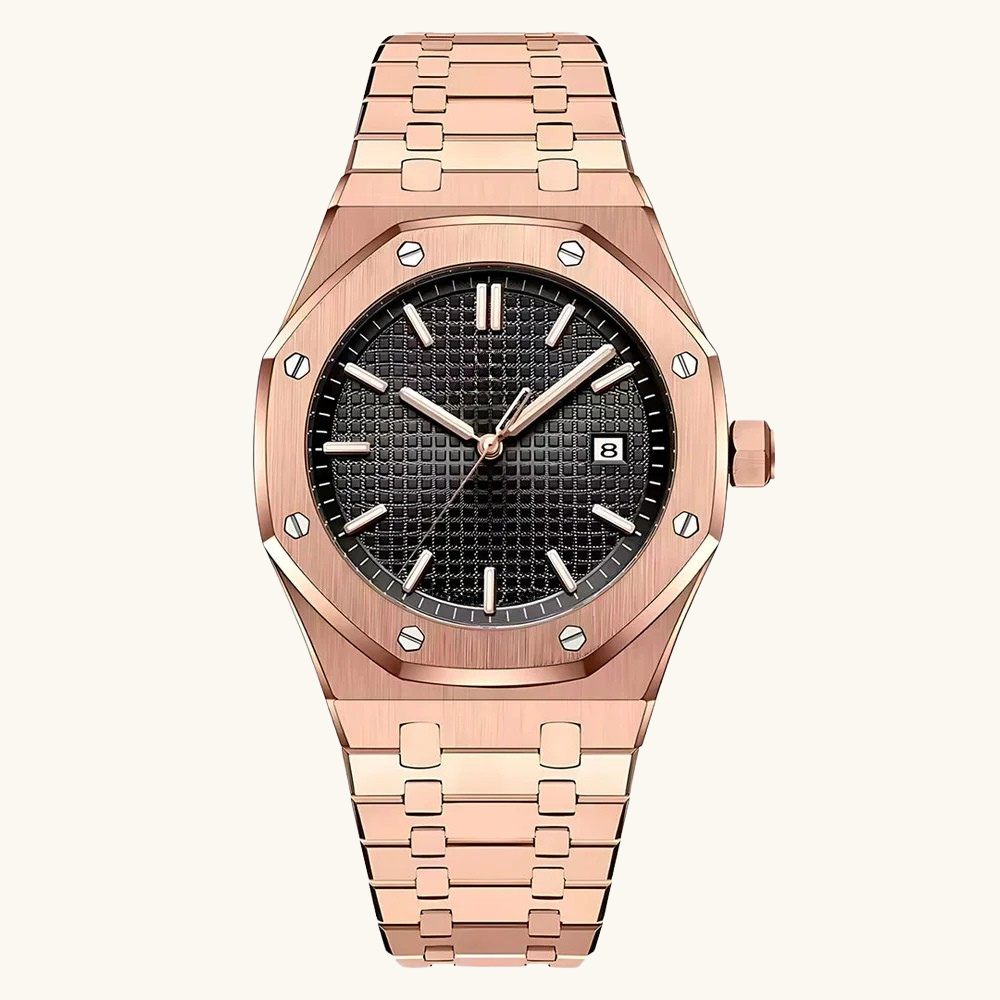 Royal Geneva 41mm - Rose Gold / Stone