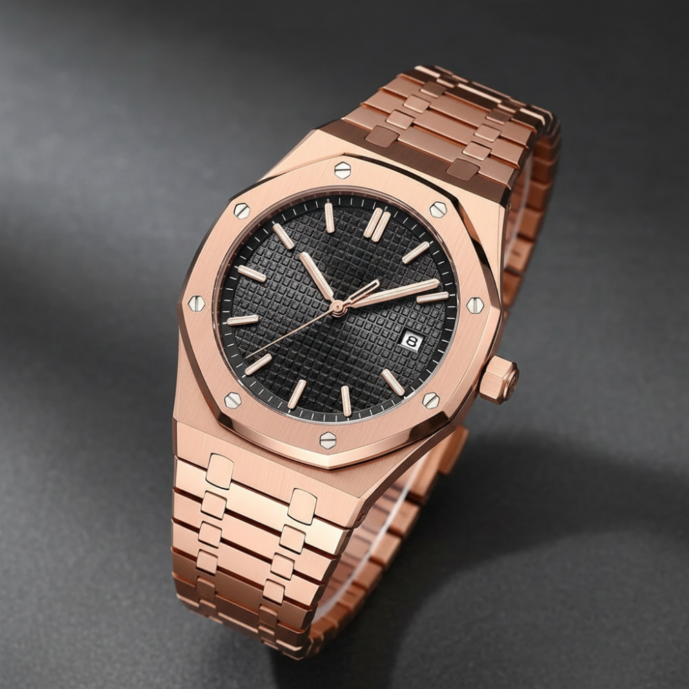 Royal Geneva 41mm - Rose Gold / Stone