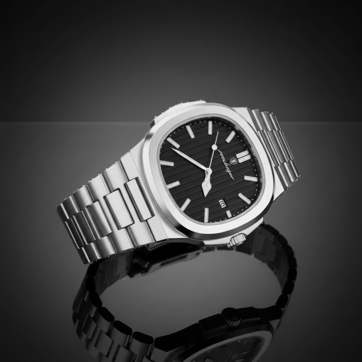 King Nautilus 41mm - Silver & Stone