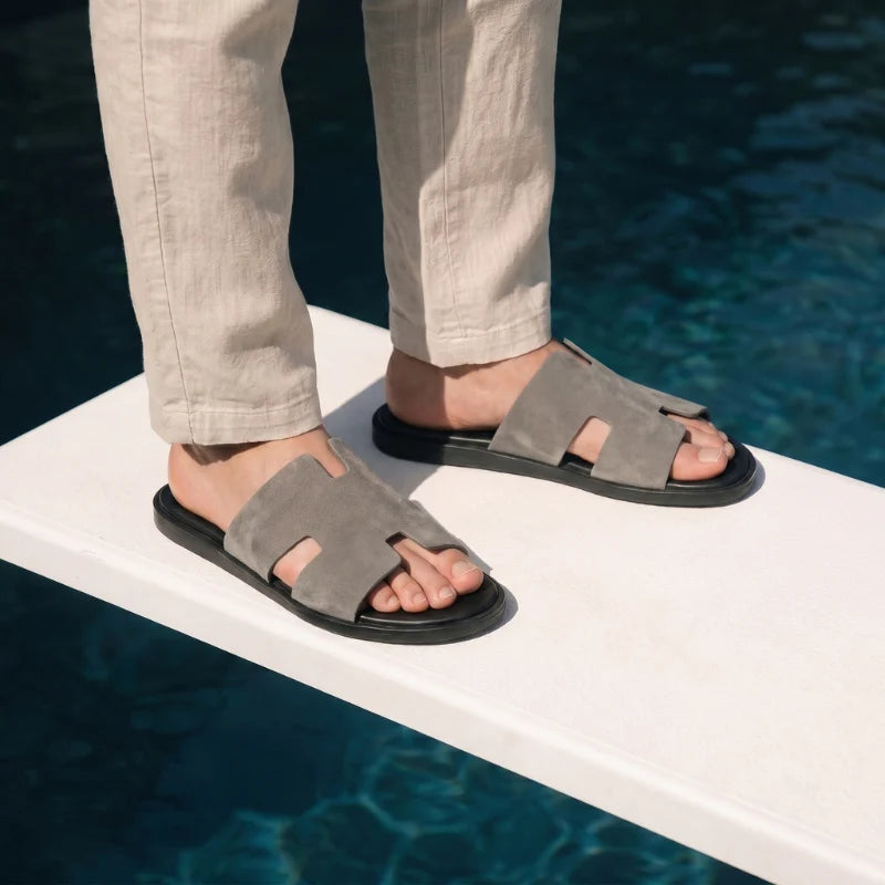 Sandals Amalfi Suede - Taupe