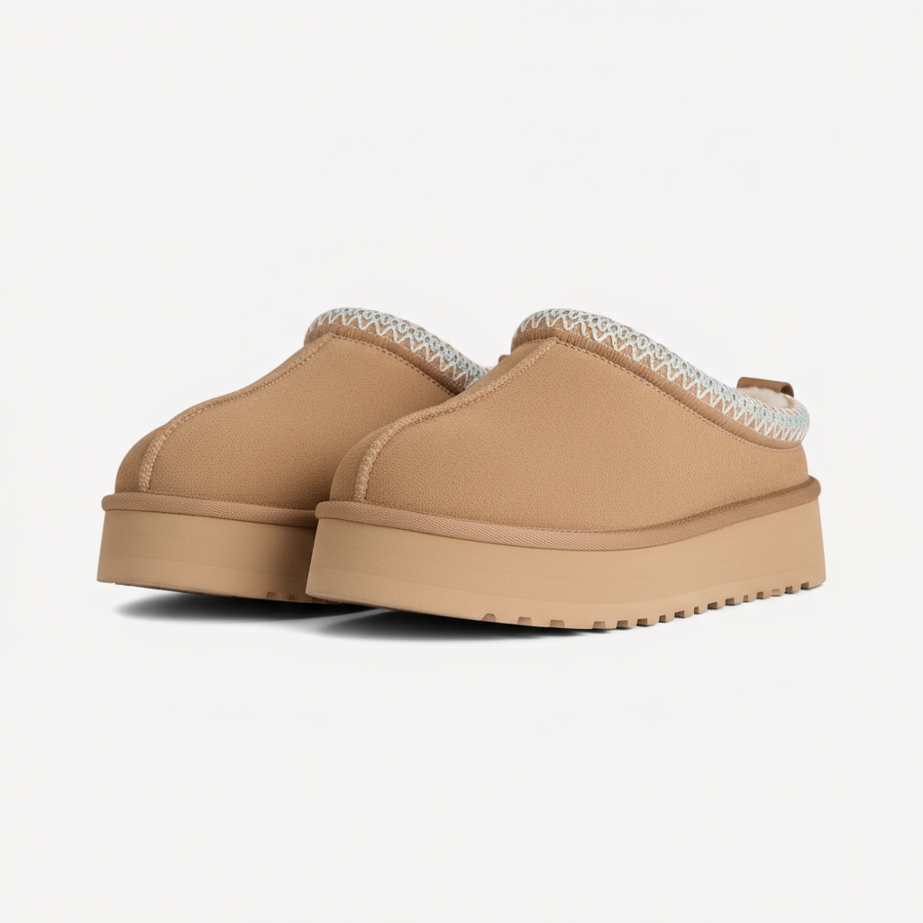 Platform Mules Sydney - Beige