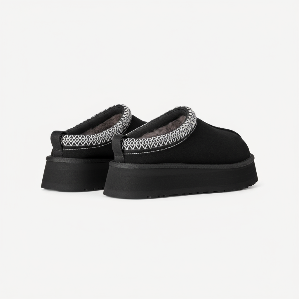 Platform Mules Sydney - Black