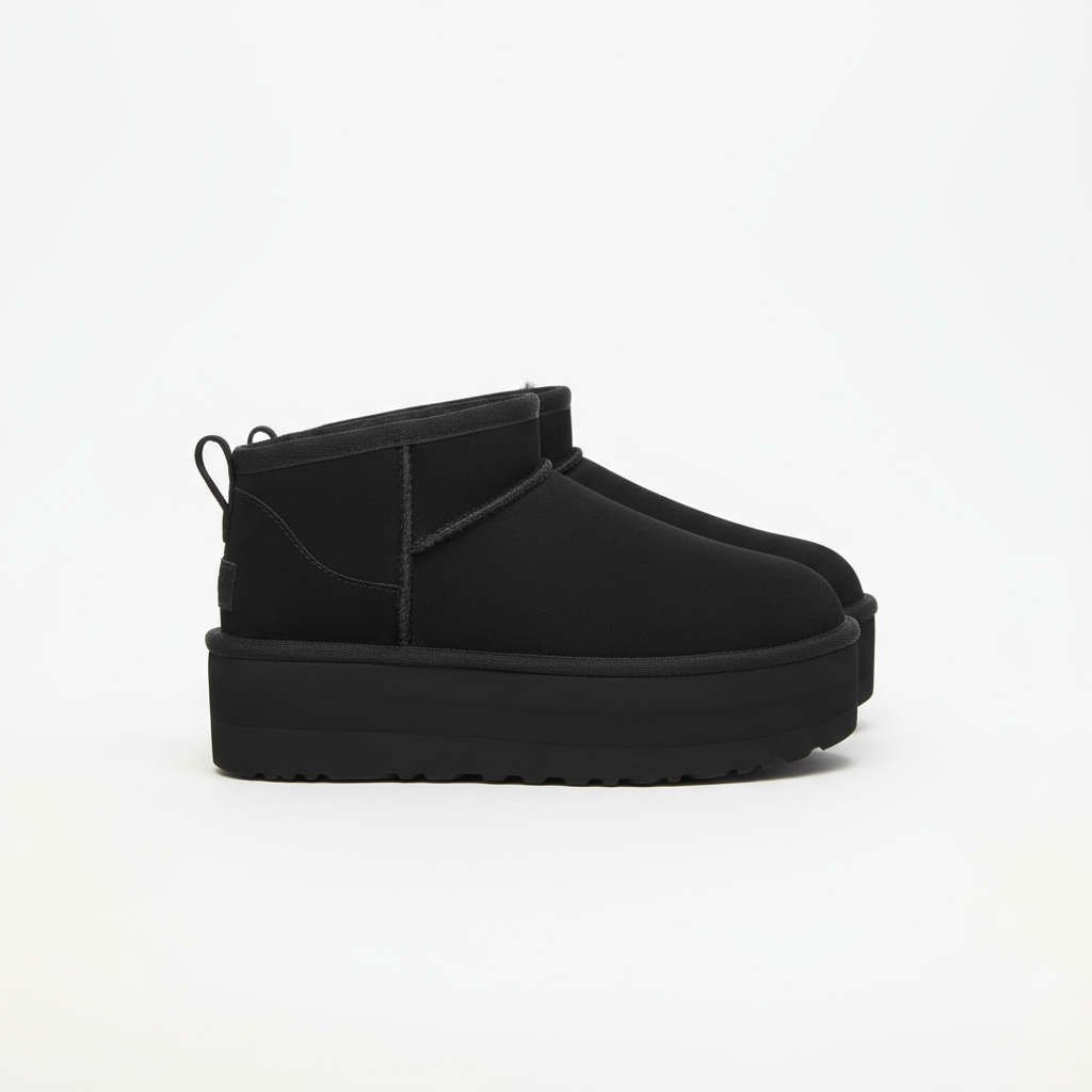 Mini Platform Ankle Boot Sydney - Black