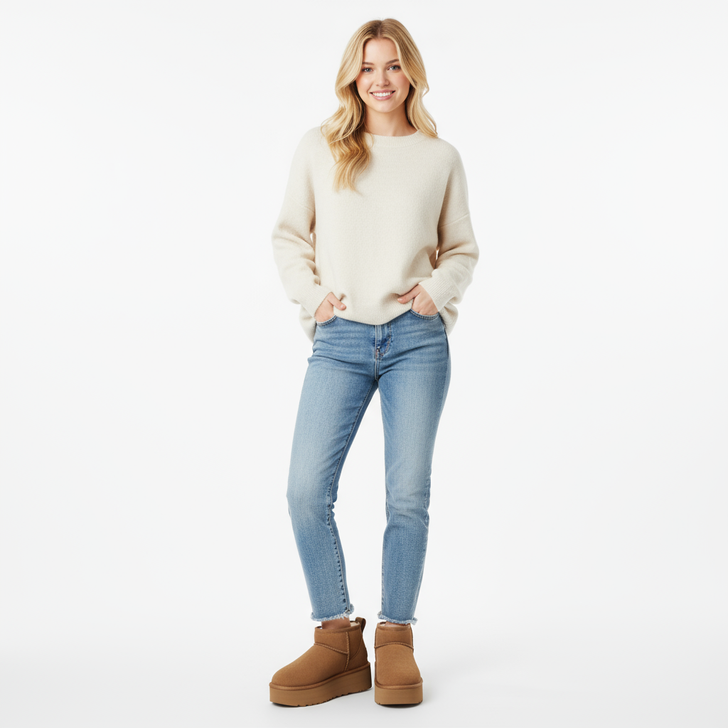 Mini-Plateau-Ankle-Boot Sydney - Braun