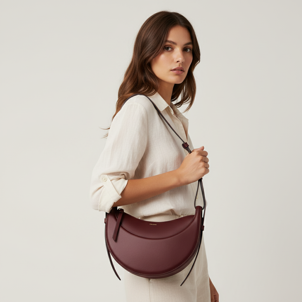 Shoulder Bag Luna - Burgundy / Limited Edition