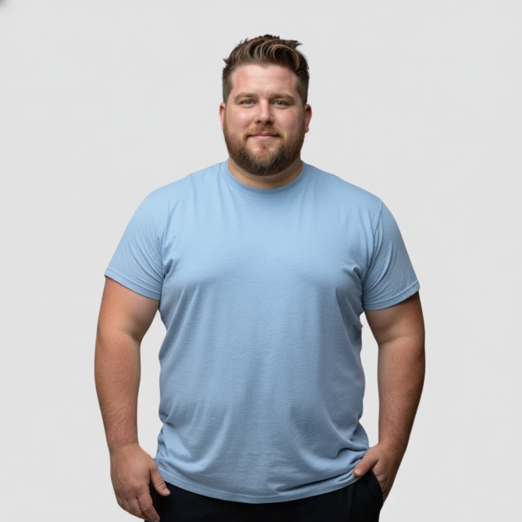 T-shirt Perfect Fit Athens - Bleu clair