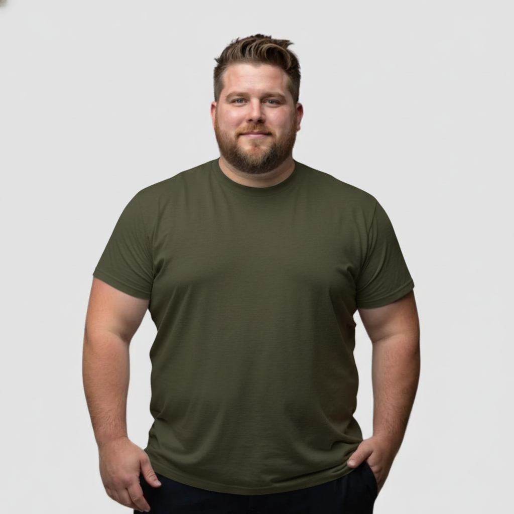 T-shirt Perfect Fit Athens - Kaki