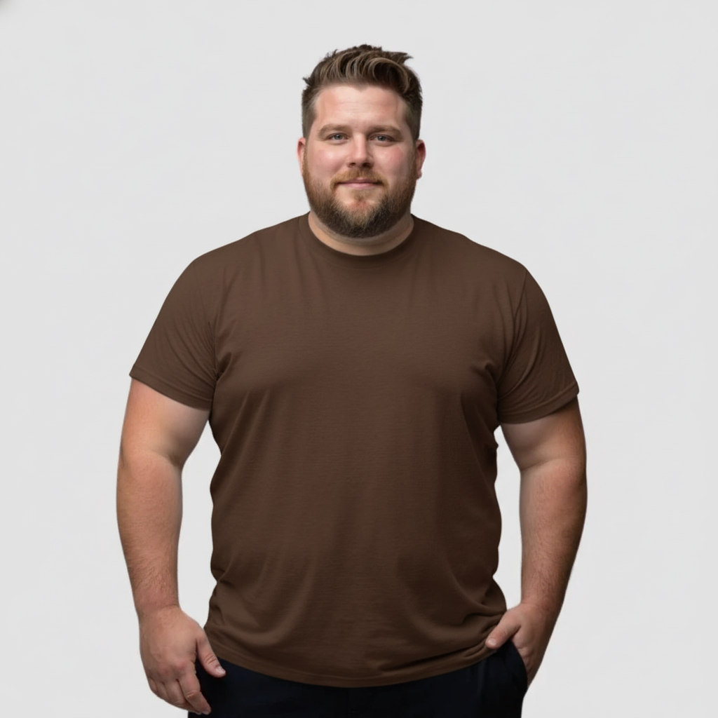 T-shirt Perfect Fit Athens - Brown