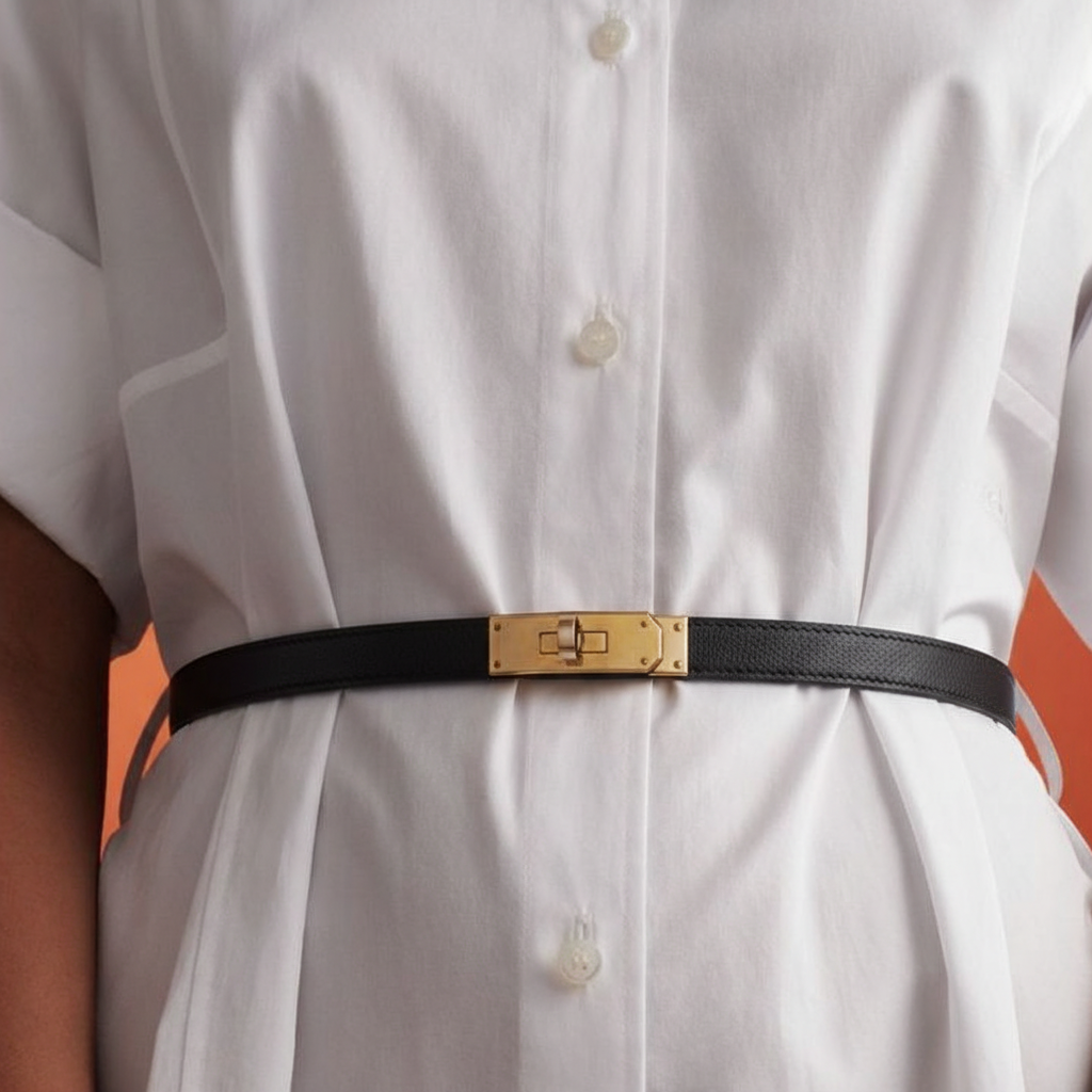 Adjustable Belt Paris - Black Gold