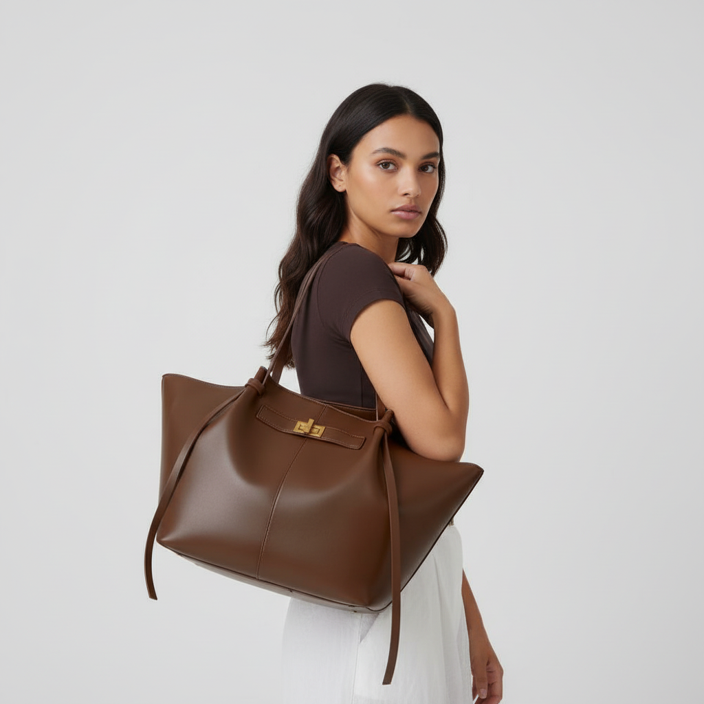 Tote Bag Céleste - Dark Brown