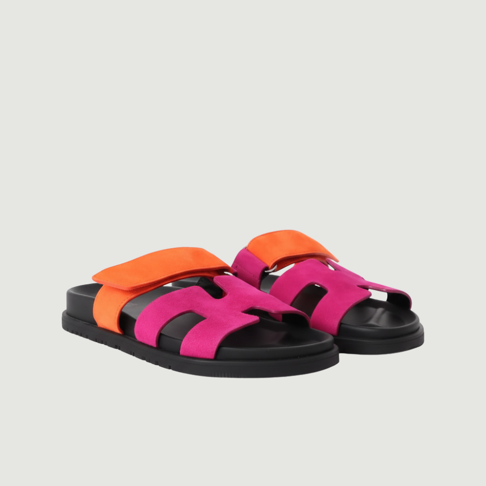 Sandals Roma - Orange & Pink