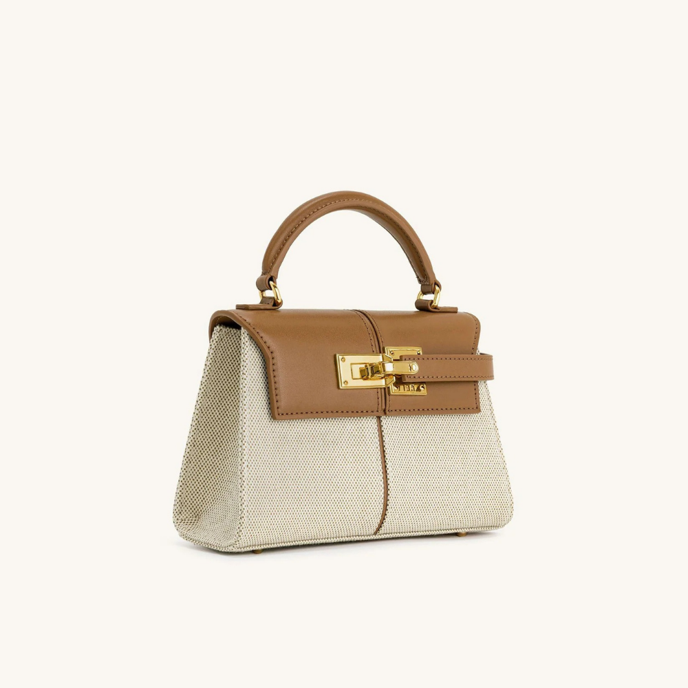 Mini Bag Grace - Brown Canvas