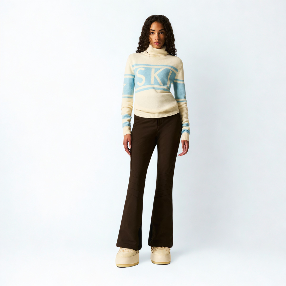 Knit Sweater Chamonix - Ice blue