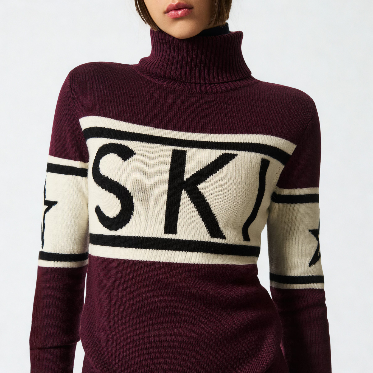 Knit Sweater Chamonix - Burgundy