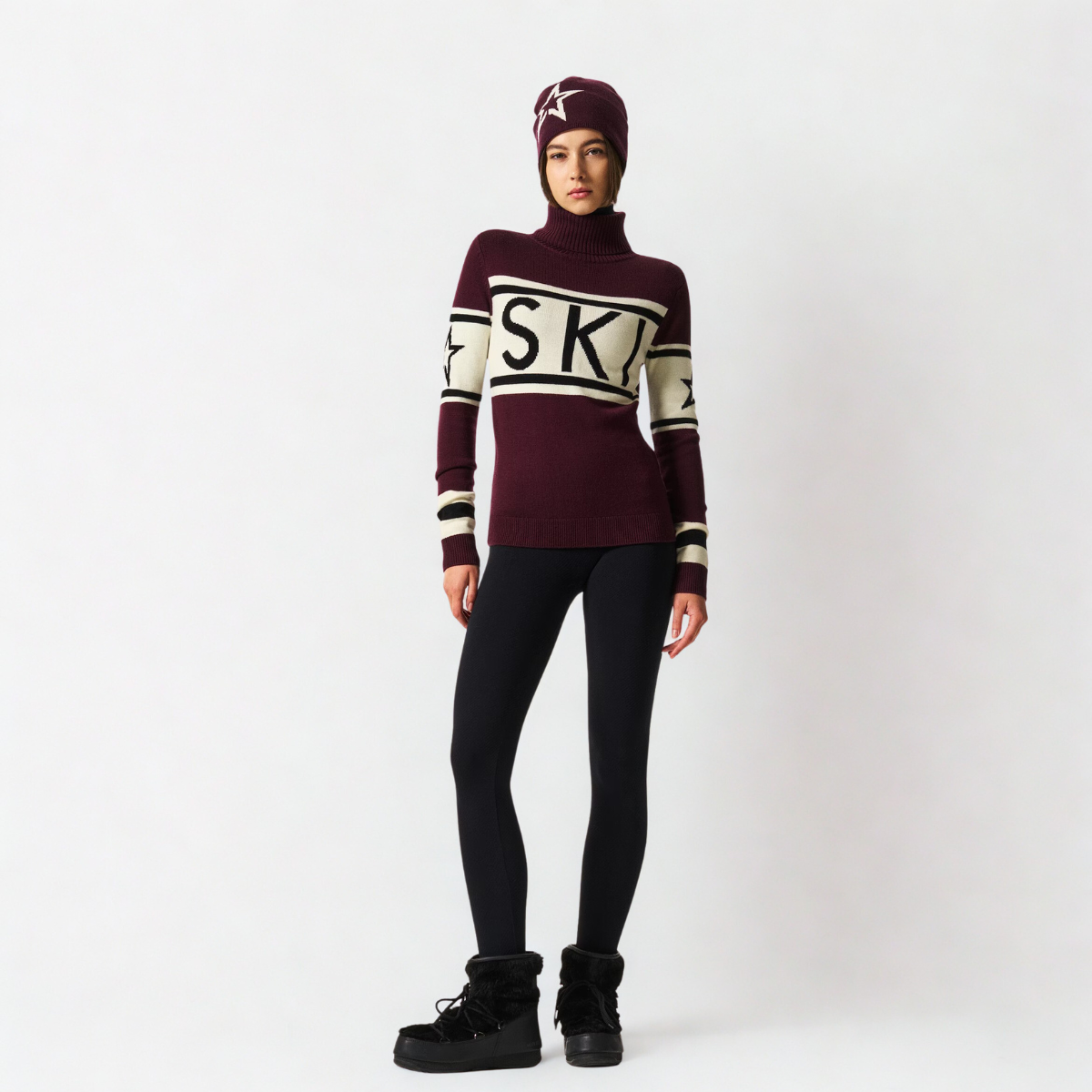 Knit Sweater Chamonix - Burgundy
