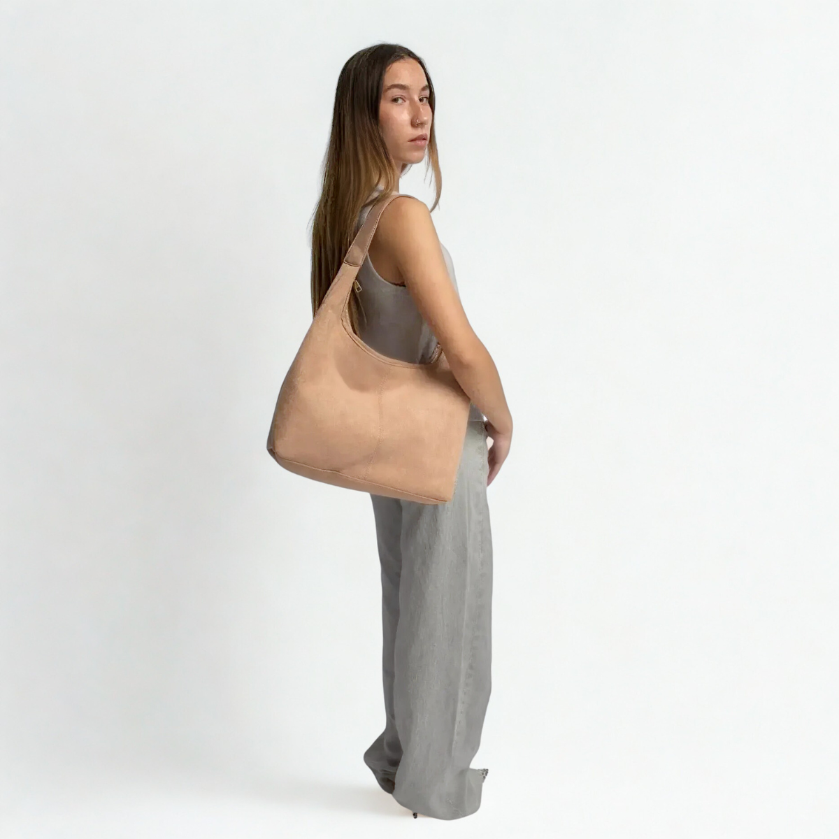 Hobo Bag Solène - Beige