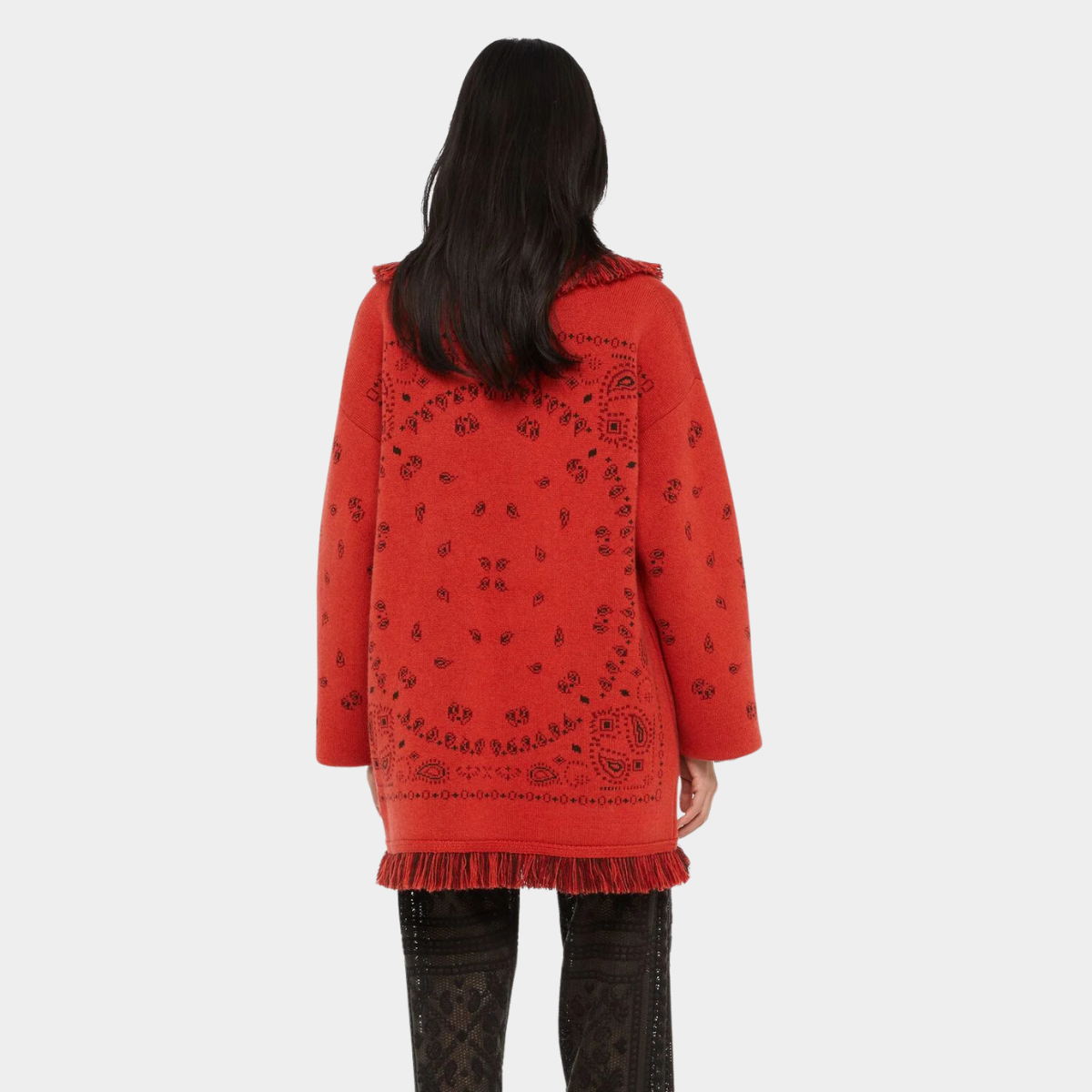 Cardigan bandana Persia - Poppy Red