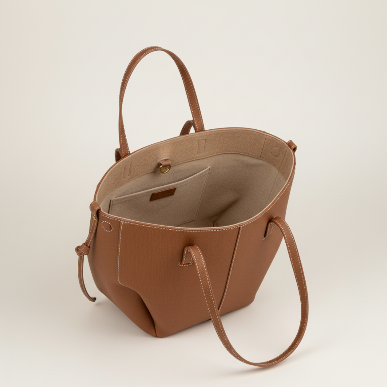 Mini Tote Bag Stella - Camel
